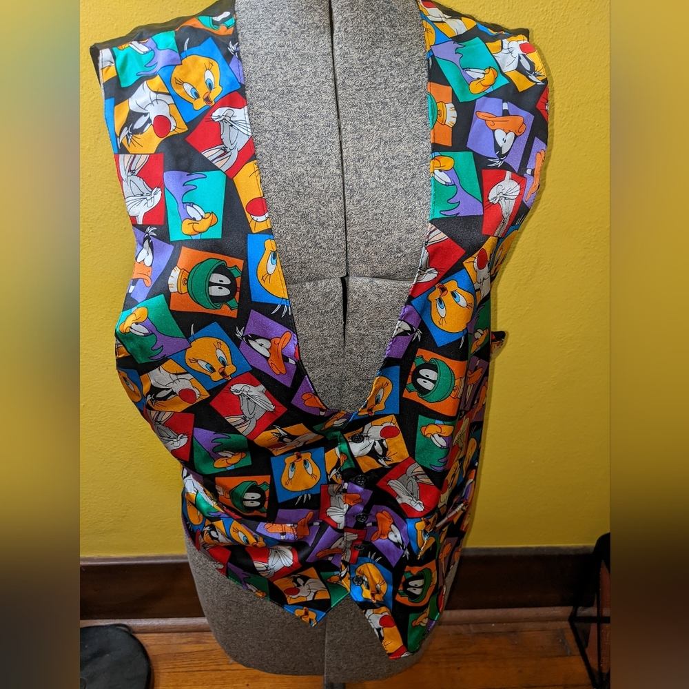 Vintage Looney Toons Tuxedo Vest